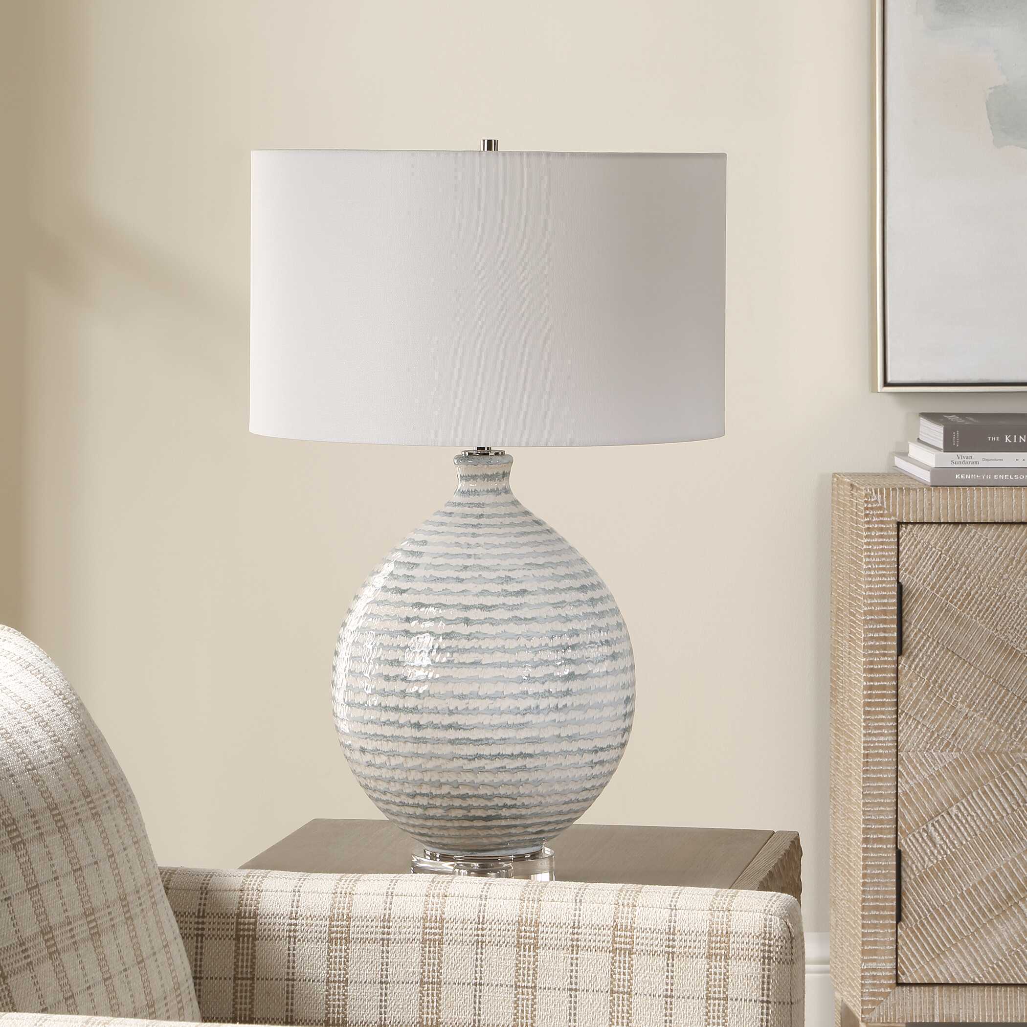 Uttermost Uttermost Clary Horizontally Striped Table Lamp