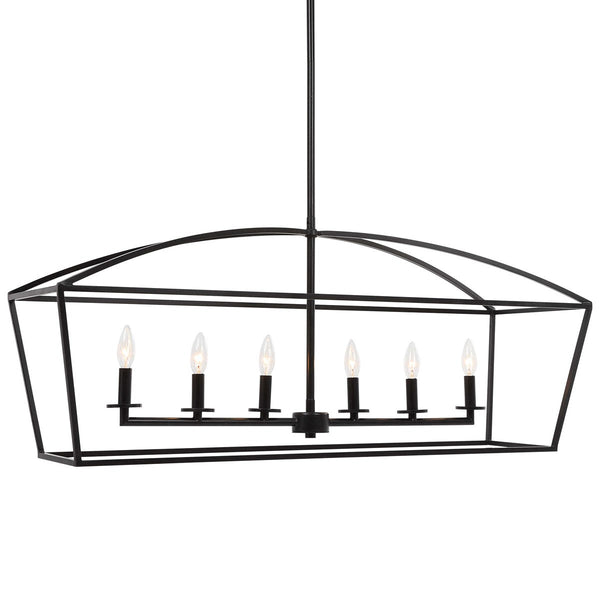 Uttermost Home Uttermost Clayton, 6 Lt Linear Chandelier