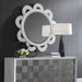 Uttermost Home Motor Freight - To be Quoted Uttermost Clematis White Rattan Round Mirror
