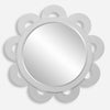 Uttermost Home Motor Freight - To be Quoted Uttermost Clematis White Rattan Round Mirror