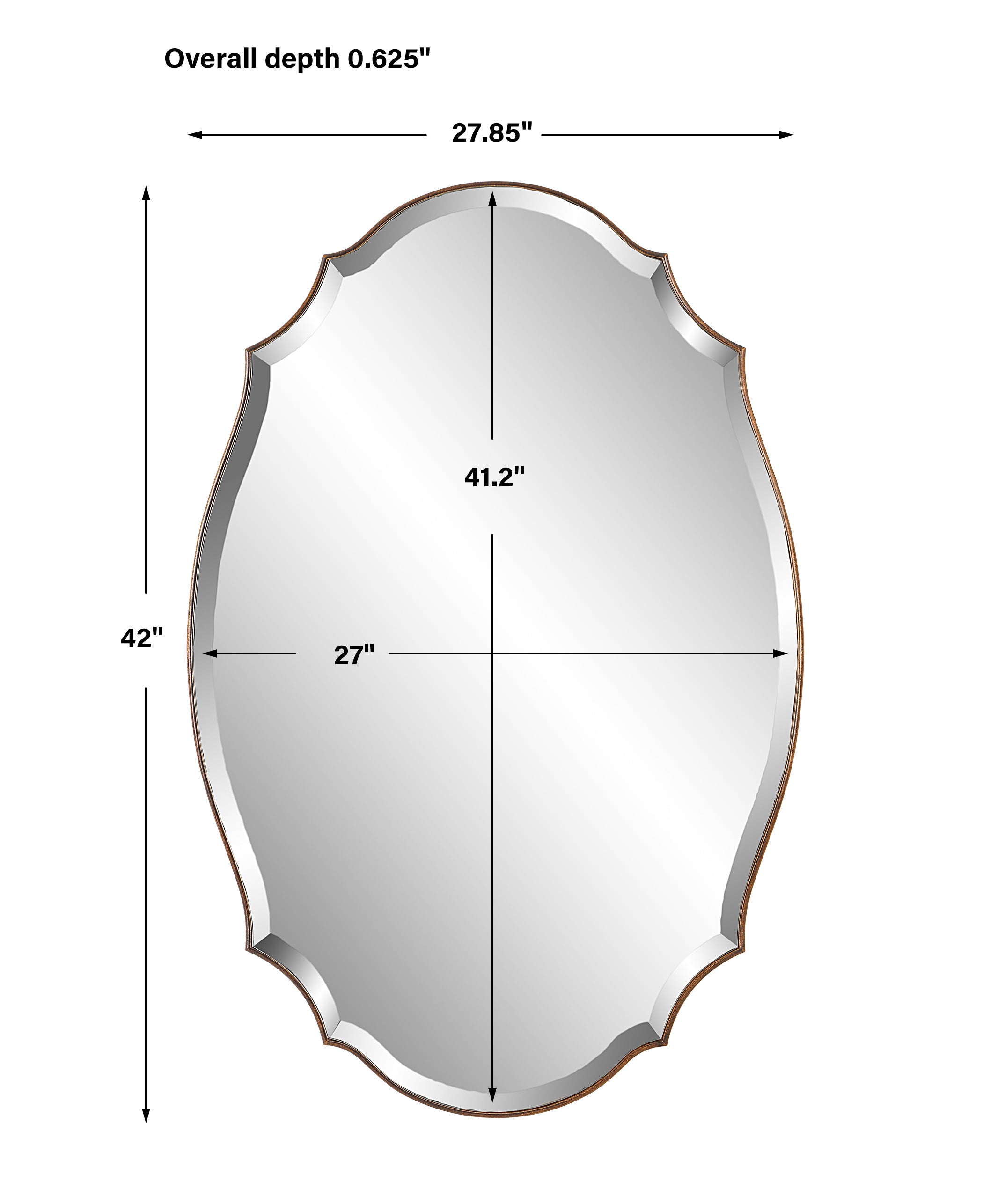 Uttermost Home Decor Uttermost Cleo Mirror