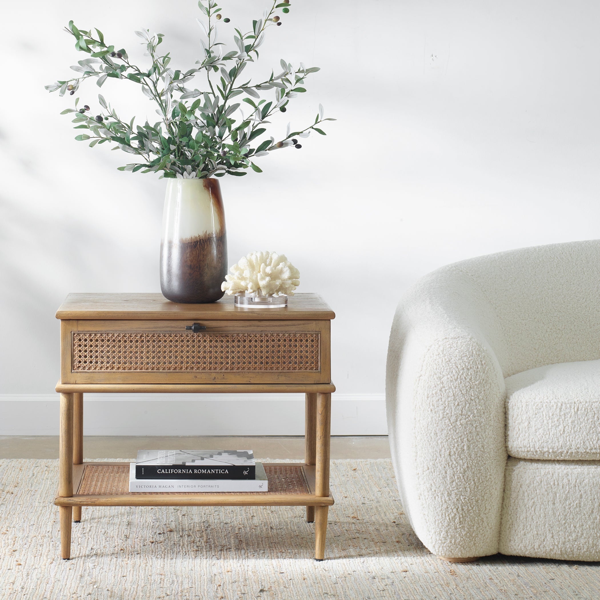 Uttermost Home Uttermost Coast Tattan Cane Side Table