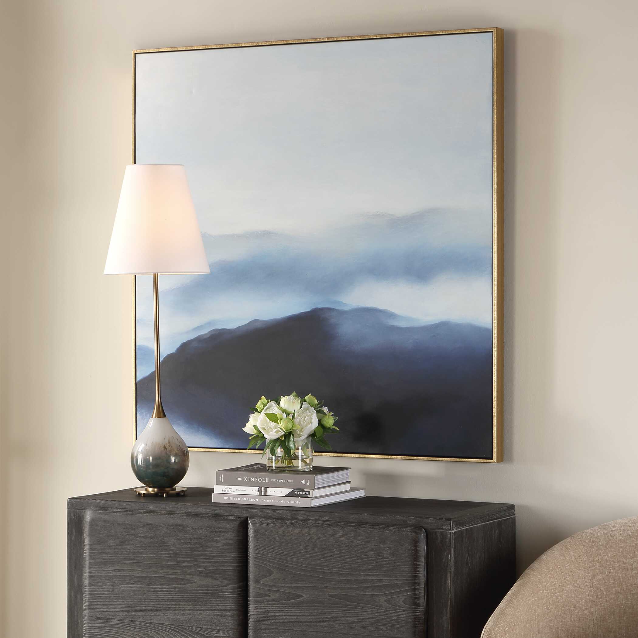 Uttermost Uttermost Cold Shoulder Hand Painted Landscape Art