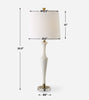 Uttermost Lighting Uttermost Colette White Stone Table Lamp