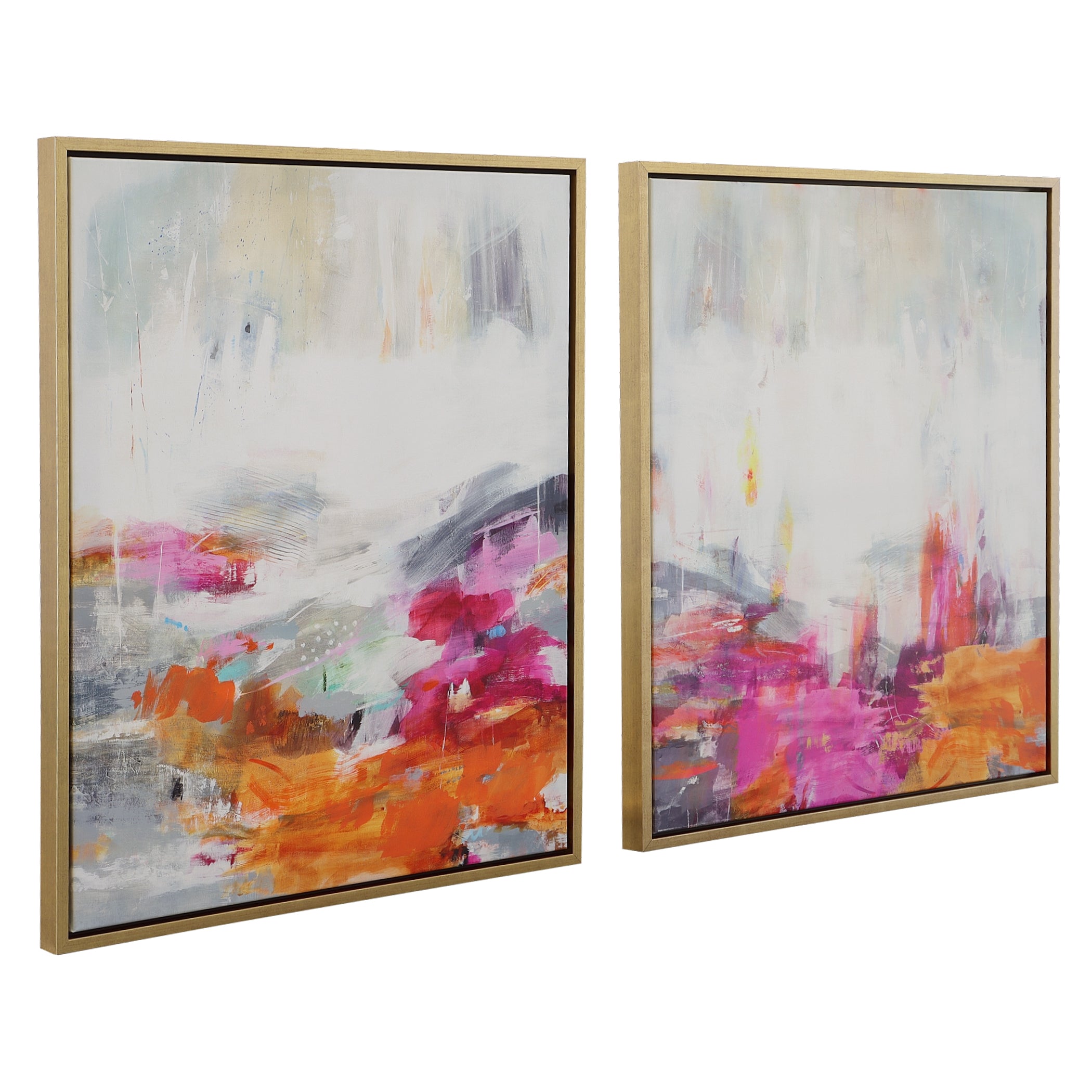 Uttermost Home Oversize - Rate to Be Quoted Uttermost Color Theory Framed Abstract Art Set/2