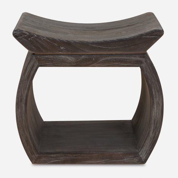 Uttermost Furniture Uttermost Connor Walnut Accent Stool