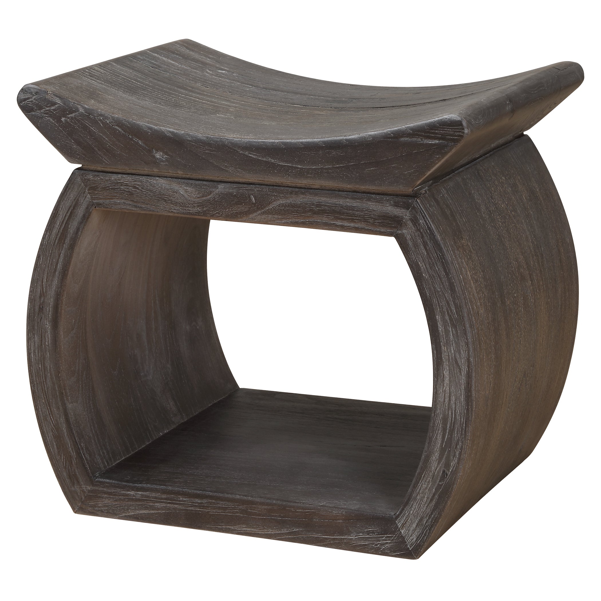 Uttermost Furniture Uttermost Connor Walnut Accent Stool