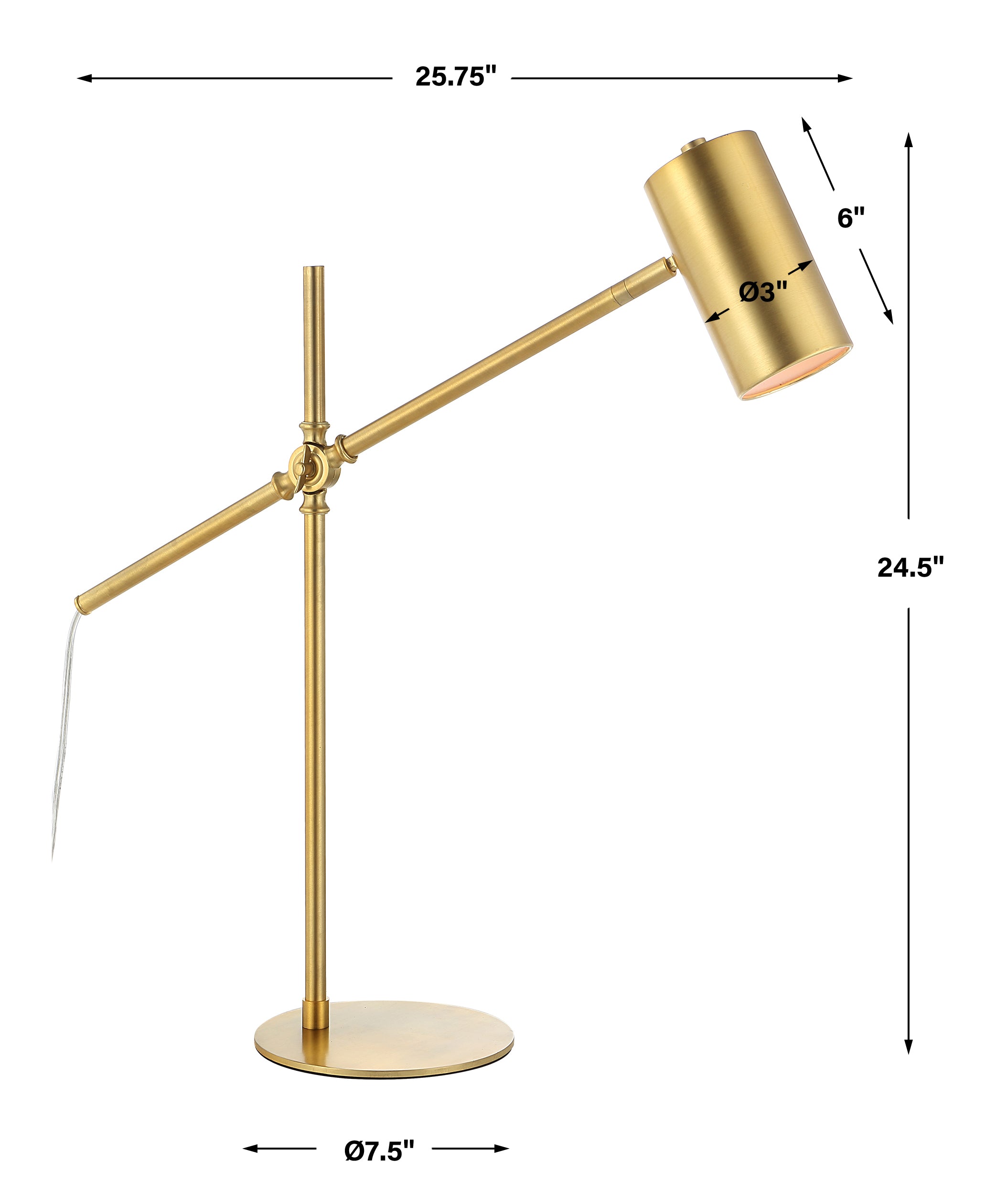 Uttermost Home Decor Uttermost Contempo Task Desk Lamp