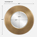 Uttermost Home Decor Uttermost Contessa Round Gold Mirror