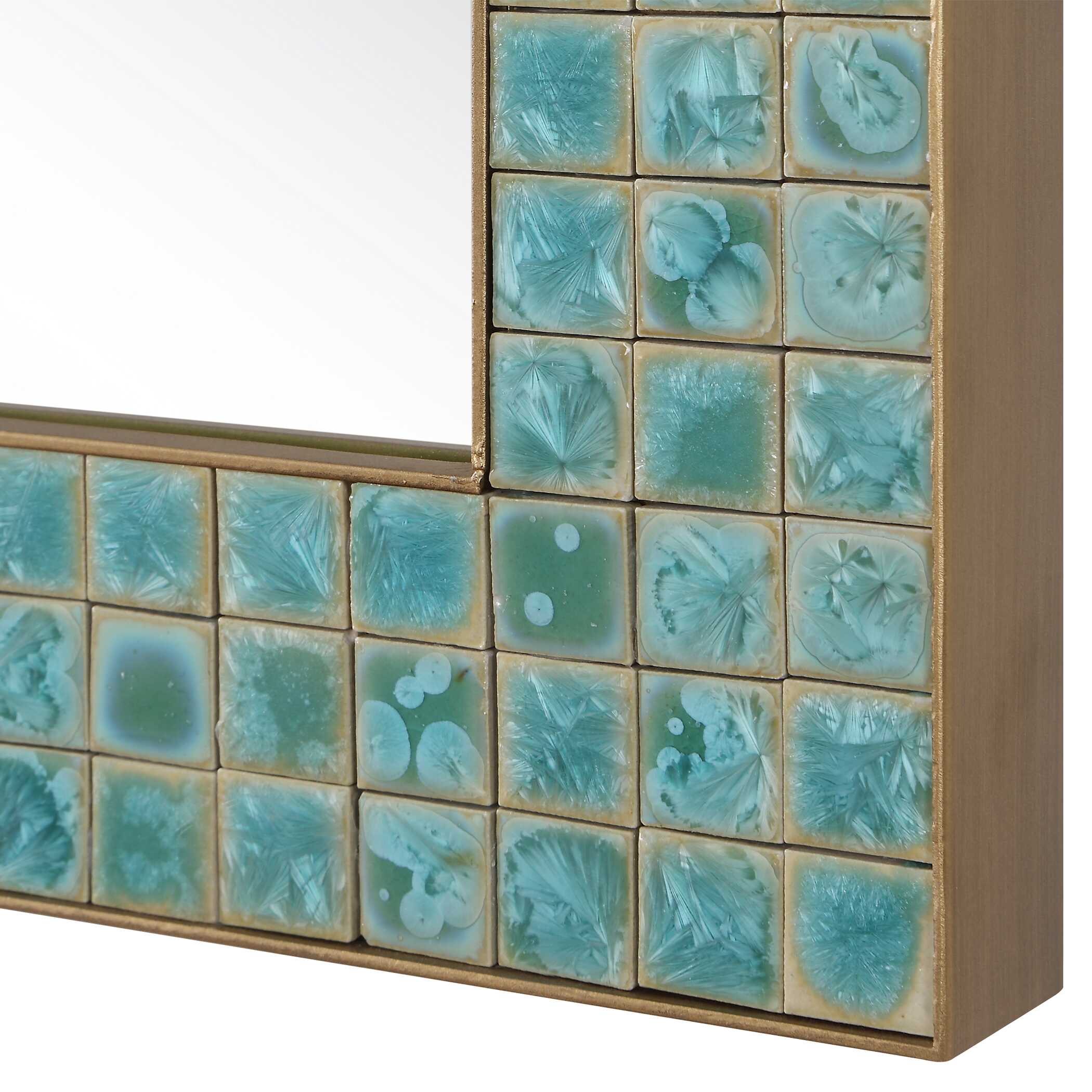 Uttermost Home Decor Uttermost Coralie Tile Mirror