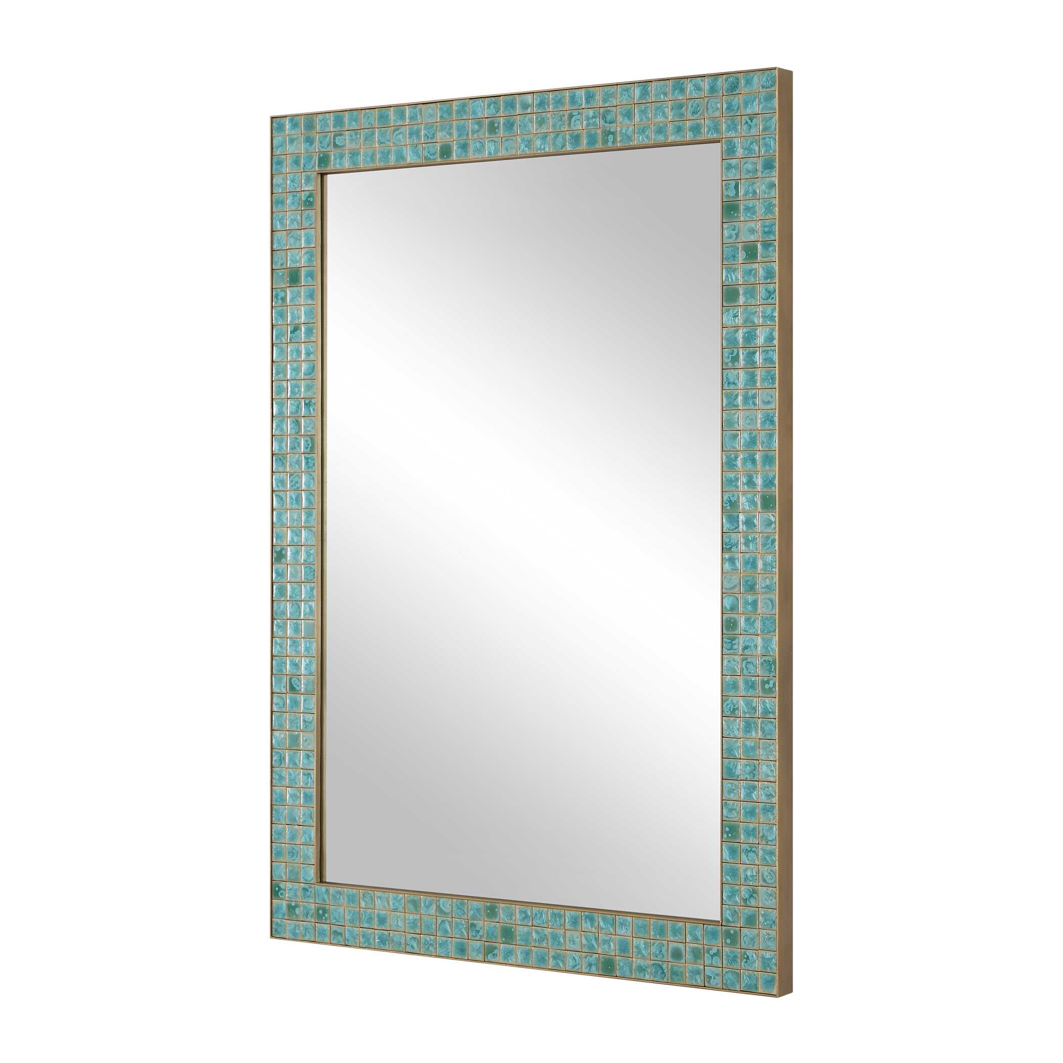 Uttermost Home Decor Uttermost Coralie Tile Mirror