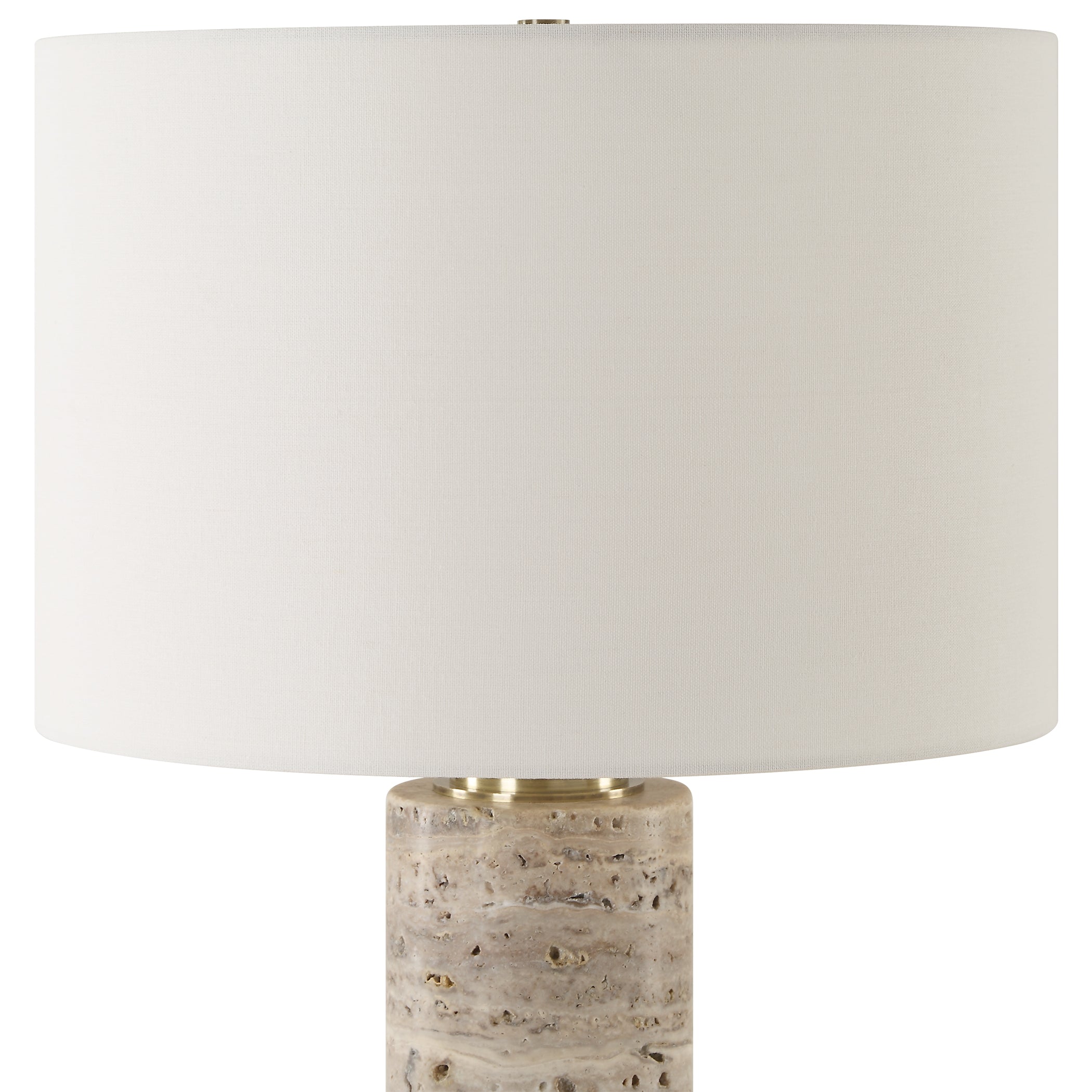 Uttermost Lighting Uttermost Cortado Travertine Table Lamp