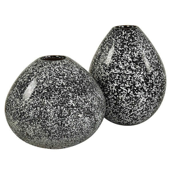 Uttermost Home Decor Uttermost Cosmic Black & White Vases, Set/2