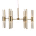 Uttermost Home Decor Uttermost Cret 12 Light Brass Chandelier