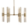Uttermost Home Decor Uttermost Cret 12 Light Brass Chandelier