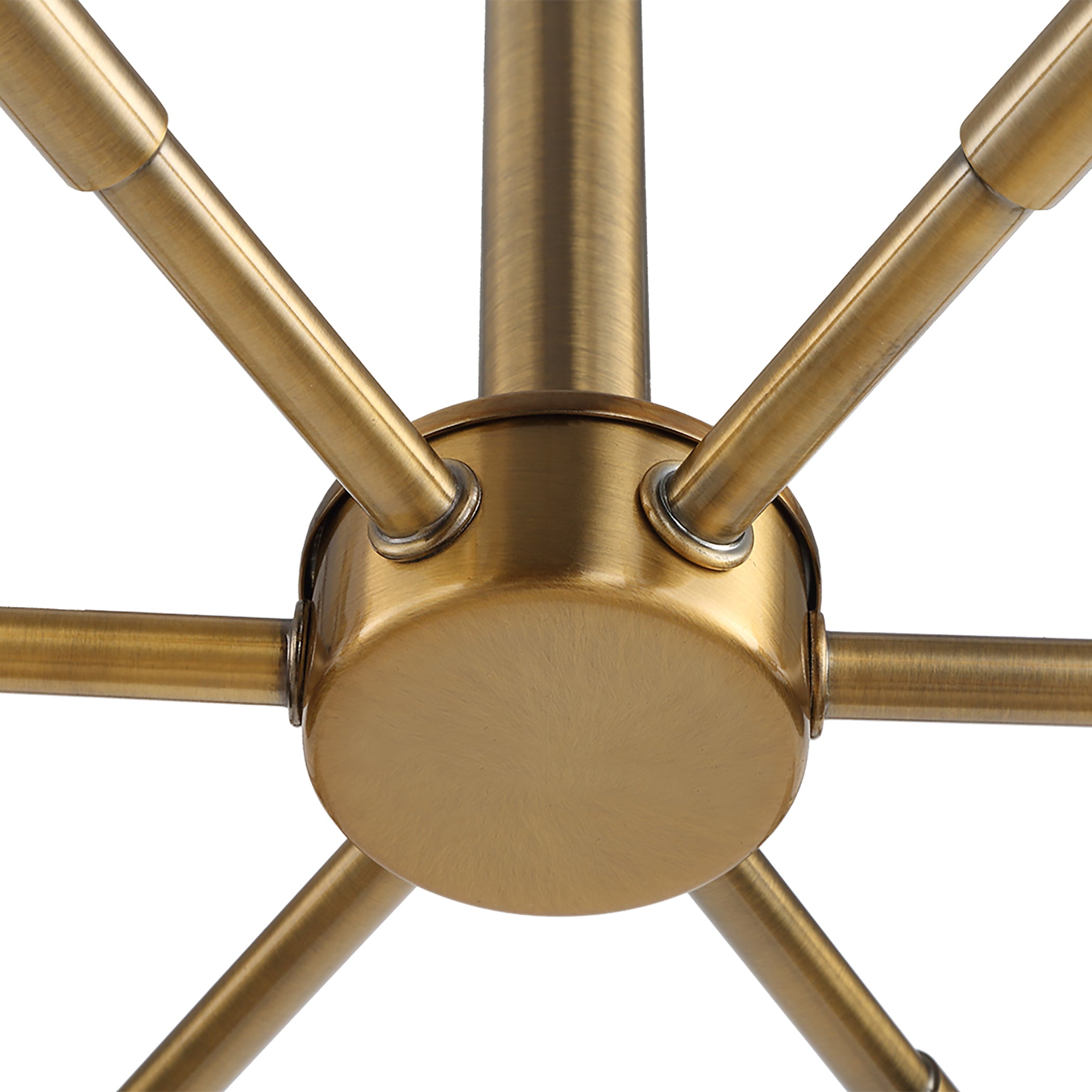 Uttermost Home Decor Uttermost Cret 12 Light Brass Chandelier