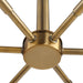 Uttermost Home Decor Uttermost Cret 12 Light Brass Chandelier