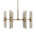 Uttermost Home Decor Uttermost Cret 12 Light Brass Chandelier
