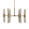 Uttermost Home Decor Uttermost Cret 12 Light Brass Chandelier