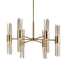Uttermost Home Decor Uttermost Cret 12 Light Brass Chandelier