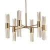 Uttermost Home Decor Uttermost Cret 12 Light Brass Chandelier
