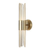 Uttermost Lighting Uttermost Cret 2 Light LED Brass Sconce