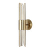 Uttermost Lighting Uttermost Cret 2 Light LED Brass Sconce