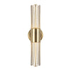 Uttermost Lighting Uttermost Cret 2 Light LED Brass Sconce