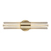 Uttermost Lighting Uttermost Cret 2 Light LED Brass Sconce