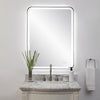Uttermost Home Oversized - Rate to be Quoted Uttermost Crofton Lighted Black Large Mirror