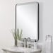 Uttermost Home Oversized - Rate to be Quoted Uttermost Crofton Lighted Black Large Mirror
