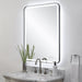 Uttermost Home Oversized - Rate to be Quoted Uttermost Crofton Lighted Black Large Mirror