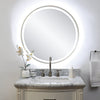 Uttermost Home Uttermost Crofton Lighted Brass Round Mirror