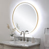 Uttermost Home Uttermost Crofton Lighted Brass Round Mirror