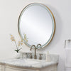 Uttermost Home Uttermost Crofton Lighted Brass Round Mirror