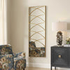 Uttermost Uttermost Crossed Up Gold Full Length Mirror