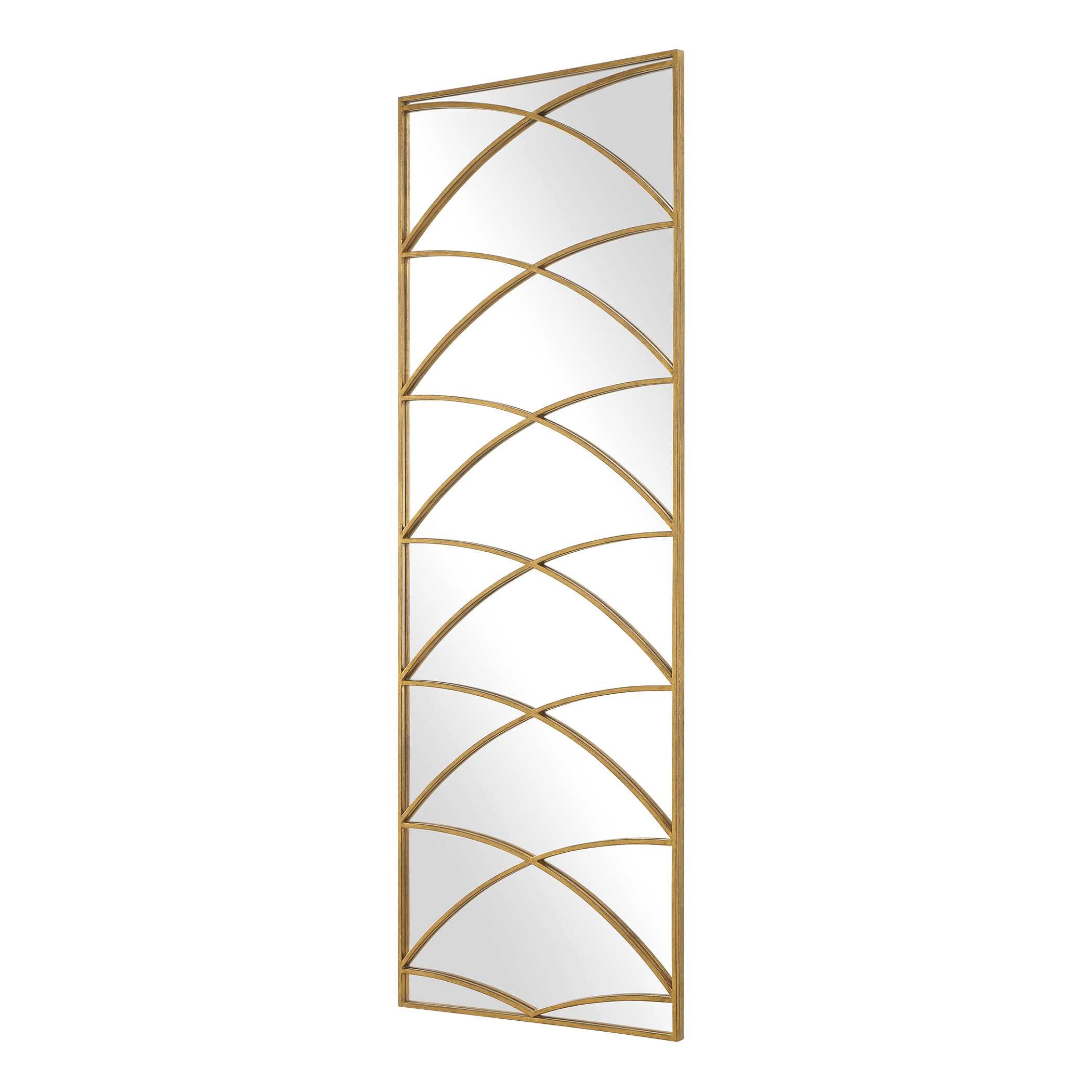 Uttermost Uttermost Crossed Up Gold Full Length Mirror
