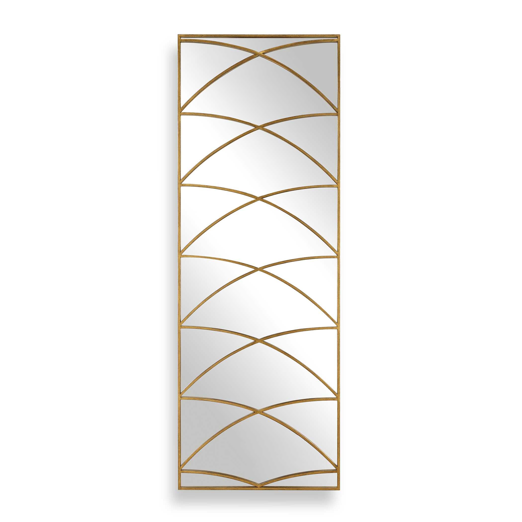 Uttermost Uttermost Crossed Up Gold Full Length Mirror