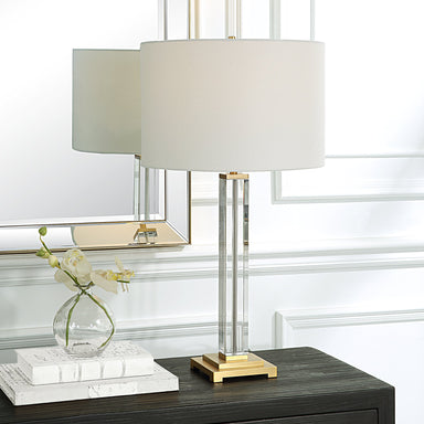 Uttermost Home Uttermost Crystal Column Table Lamp
