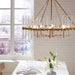 Uttermost Lighting Oversize - Rate to be Quoted Uttermost Crystal Stick 8 Light Brass Chandelier