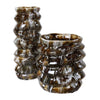 Uttermost Home Decor Uttermost Cuoco Glazed Brown Vases, S/2
