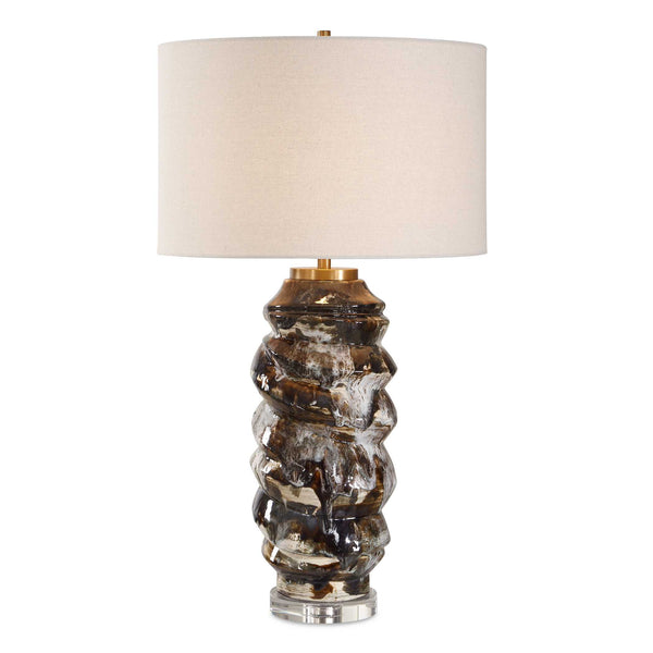 Uttermost Uttermost Cuoco Mottled Brown Table Lamp