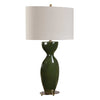 Uttermost Lighting Uttermost Curhan Green Glaze Table Lamp