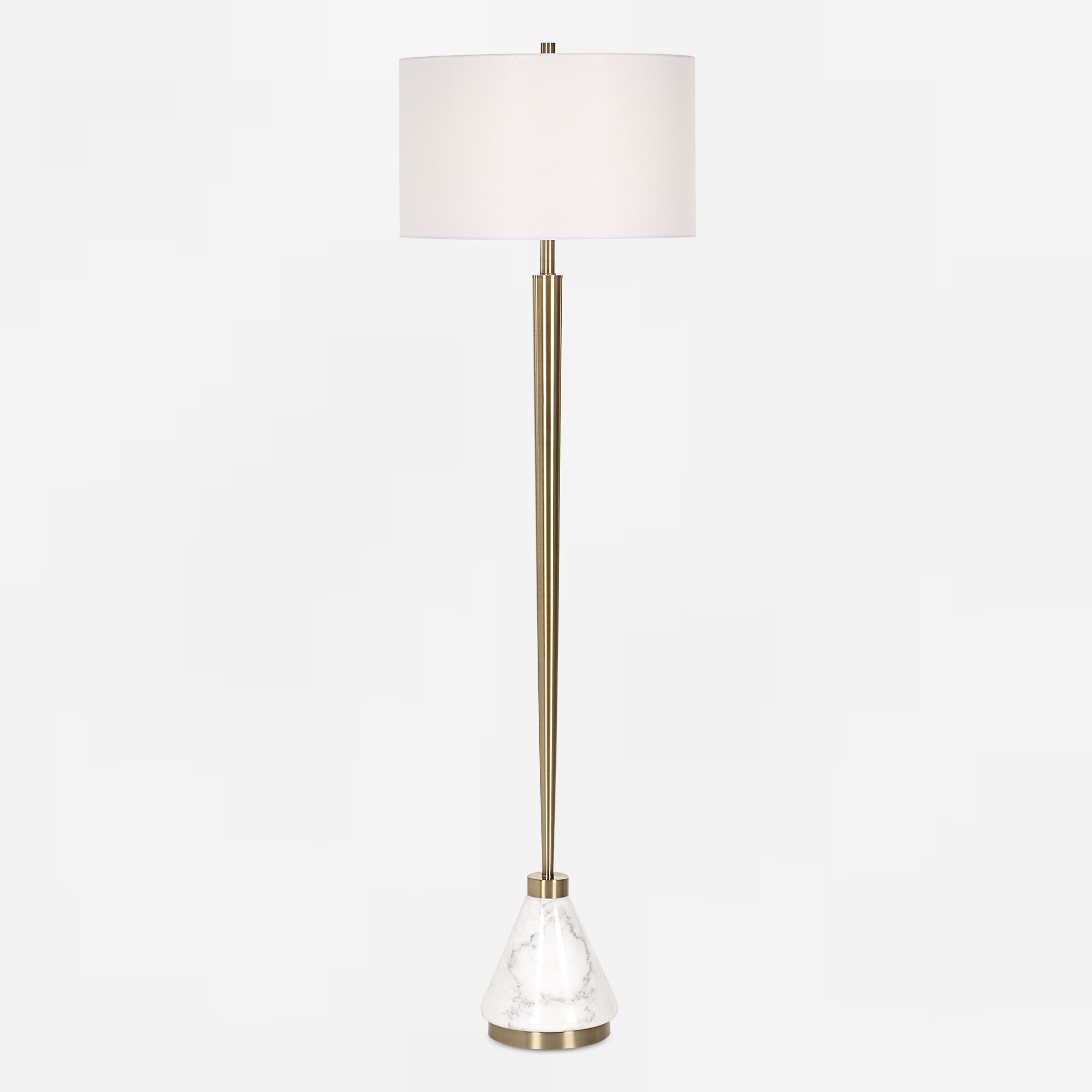 Uttermost Lighting Uttermost Curran Tapered Metal Floor Lamp