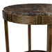Uttermost Furniture Uttermost Cusano Round Dark Marble Accent Table