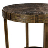 Uttermost Furniture Uttermost Cusano Round Dark Marble Accent Table