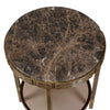 Uttermost Furniture Uttermost Cusano Round Dark Marble Accent Table