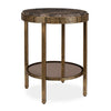 Uttermost Furniture Uttermost Cusano Round Dark Marble Accent Table