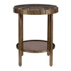 Uttermost Furniture Uttermost Cusano Round Dark Marble Accent Table