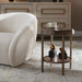 Uttermost Furniture Uttermost Cusano Round Dark Marble Accent Table